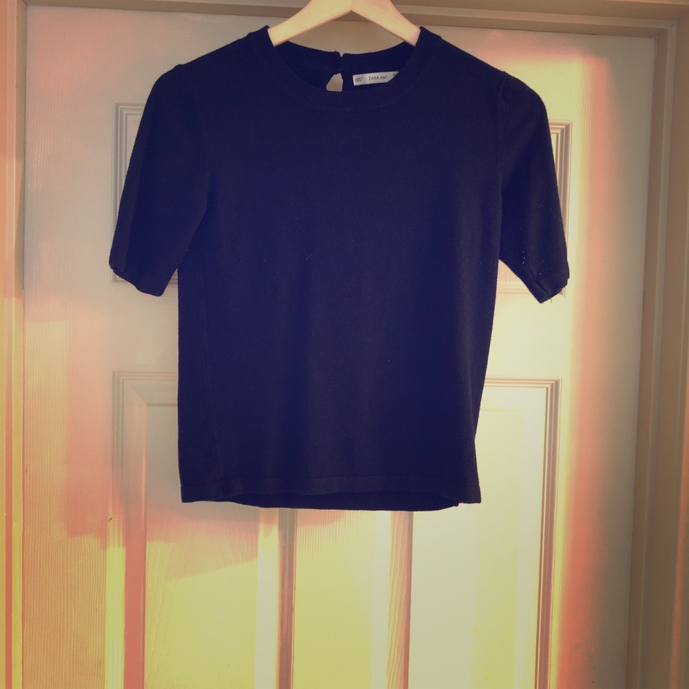 Zara black knit